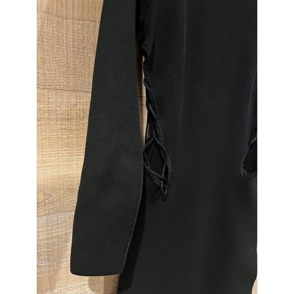 DUNDAS Cut Out Maxi Dress in Black SIZE L - Picture 6 of 11
